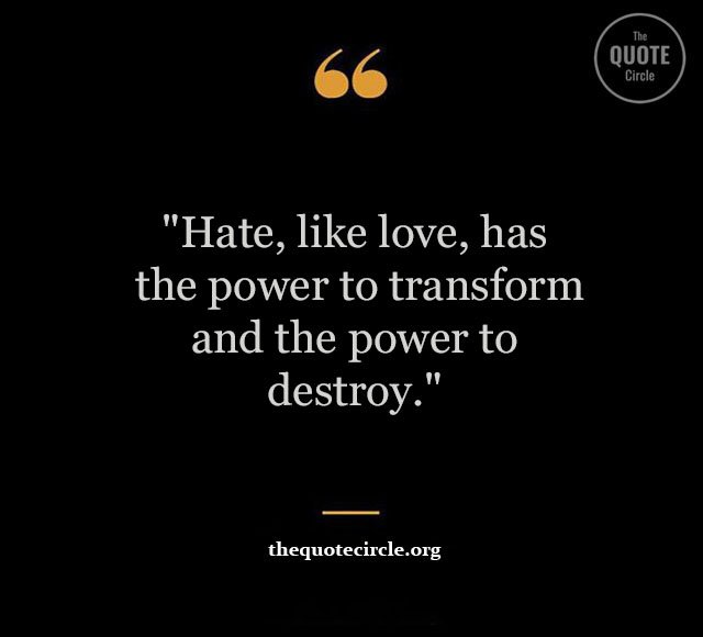 Best Hate Quotes and Saying