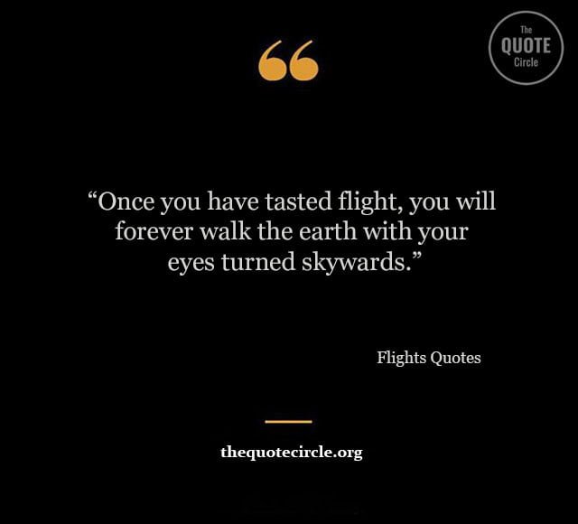 Flights Quotes and Saying
