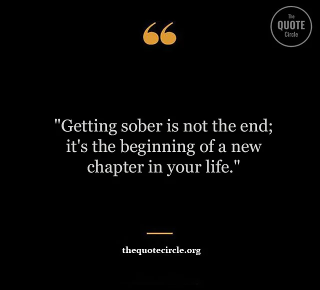 Getting Sober Quotes and Saying