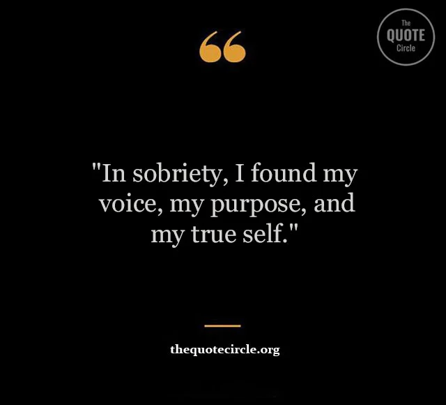 Positive Proud Sober Quote