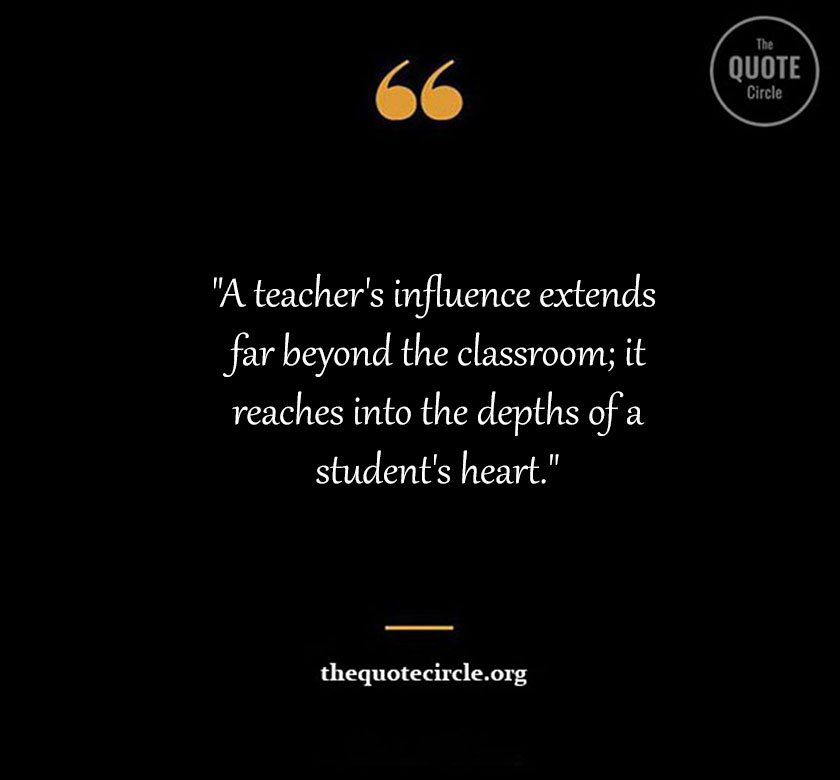 Heart-Touching Quotes For Teachers