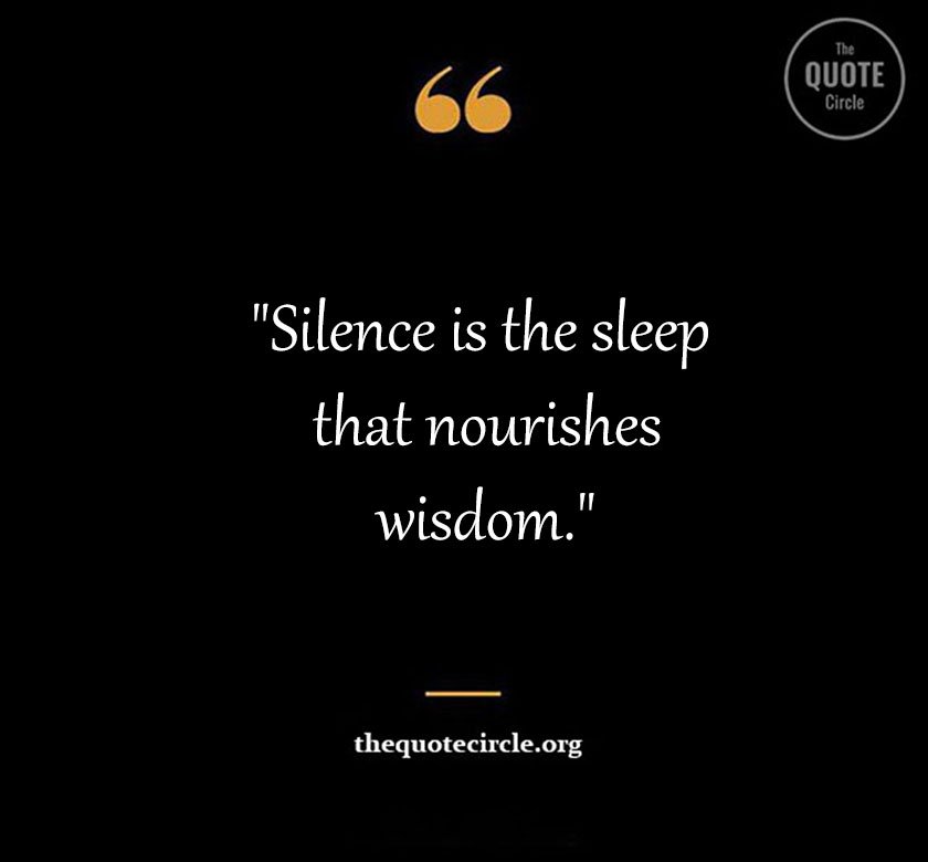 Power Of Silence Quotes