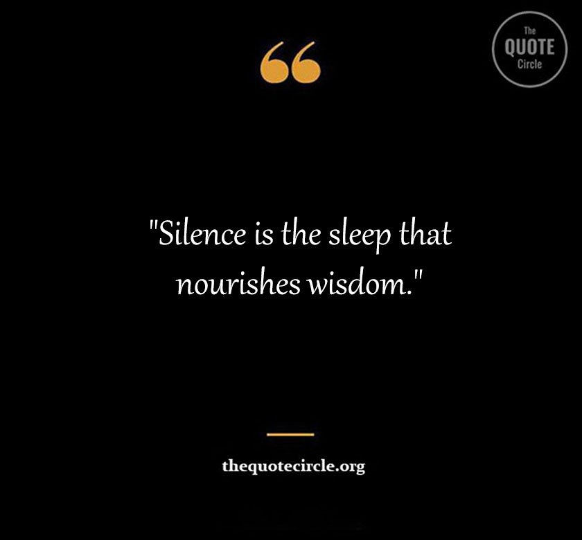 Silence Quotes