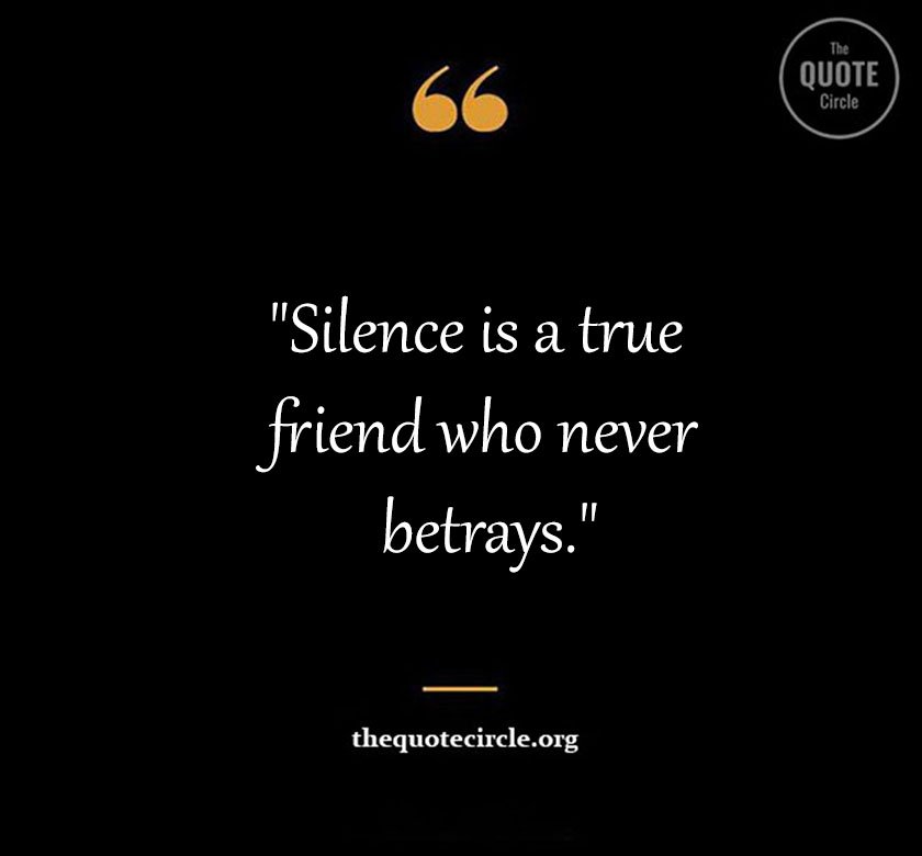 Silence Quotes