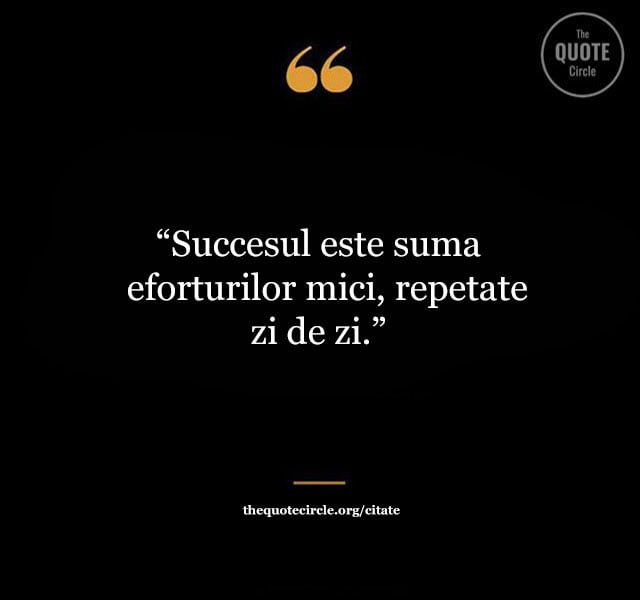 Citate Motivationale Despre Succes