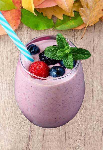 Berry and Chia Seed Smoothie