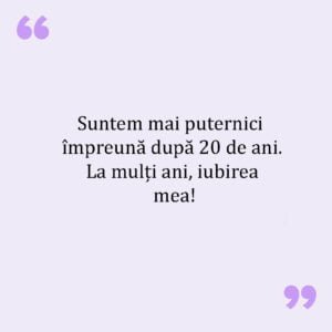 Mesaje Aniversare Casatorie 20 Ani