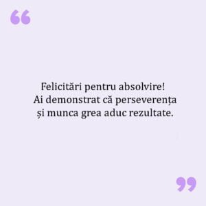 Mesaje De Felicitare Pentru Absolventi