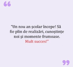 Mesaje De Inceput De an Scolar