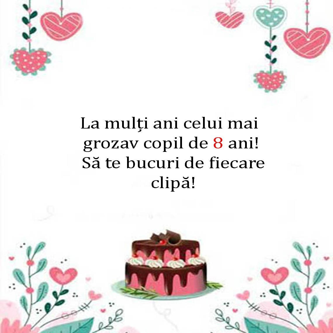 50+ Mesaje De La Multi Ani Pentru Copii De 8 Ani Mesaje De La Multi Ani Pentru Copii De 8 Ani