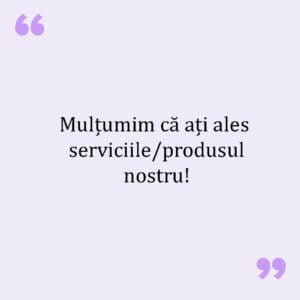 Mesaje De Multumire Pentru Clienti