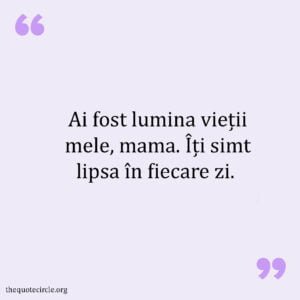 Mesaje Emotionante Pentru Mama Decedata
