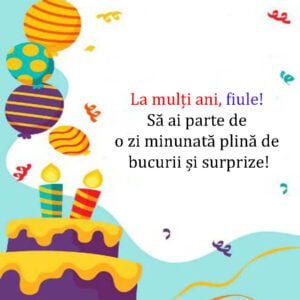 Mesaje Urari La Multi Ani Fiul Meu Drag