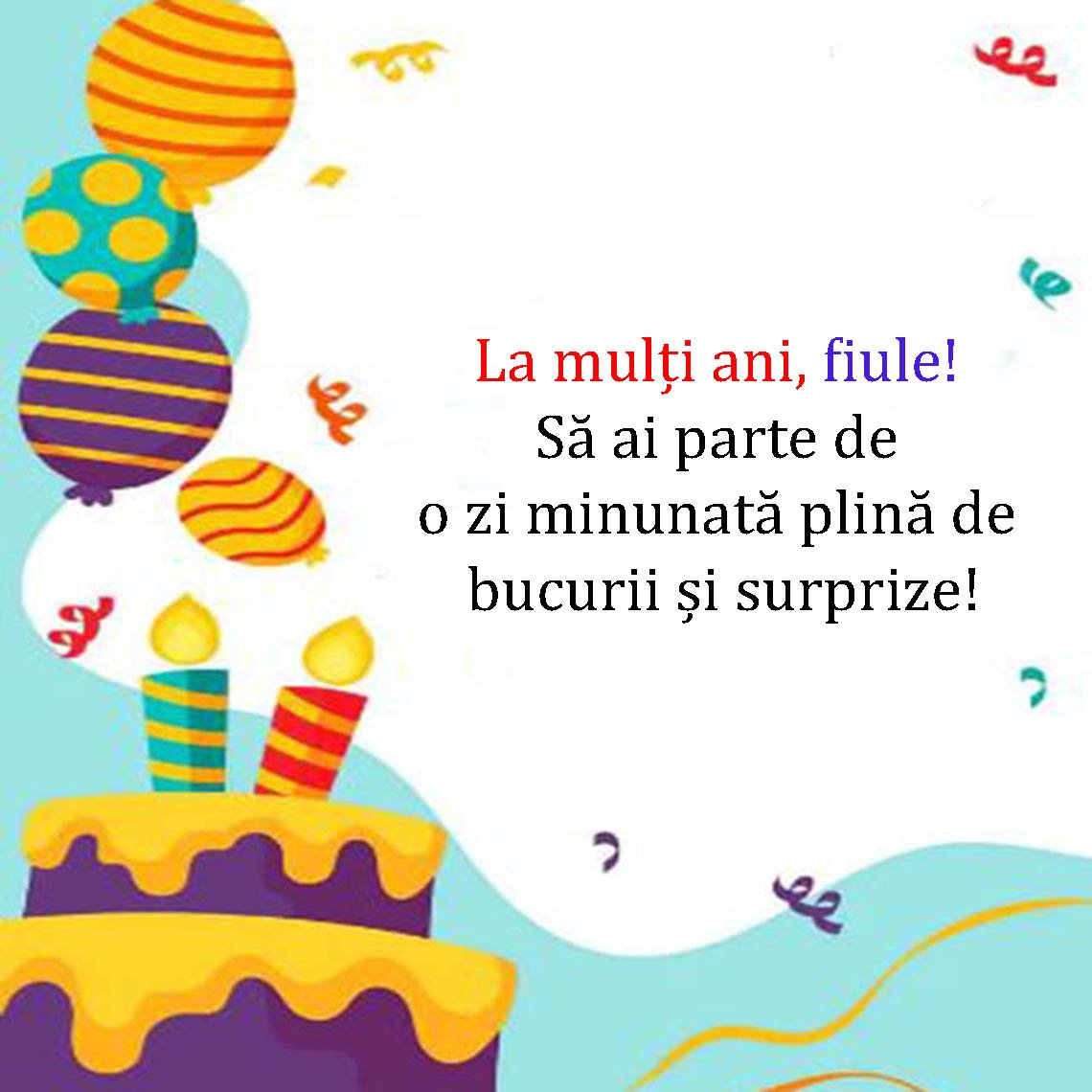 Mesaje Urari La Multi Ani Fiul Meu Drag