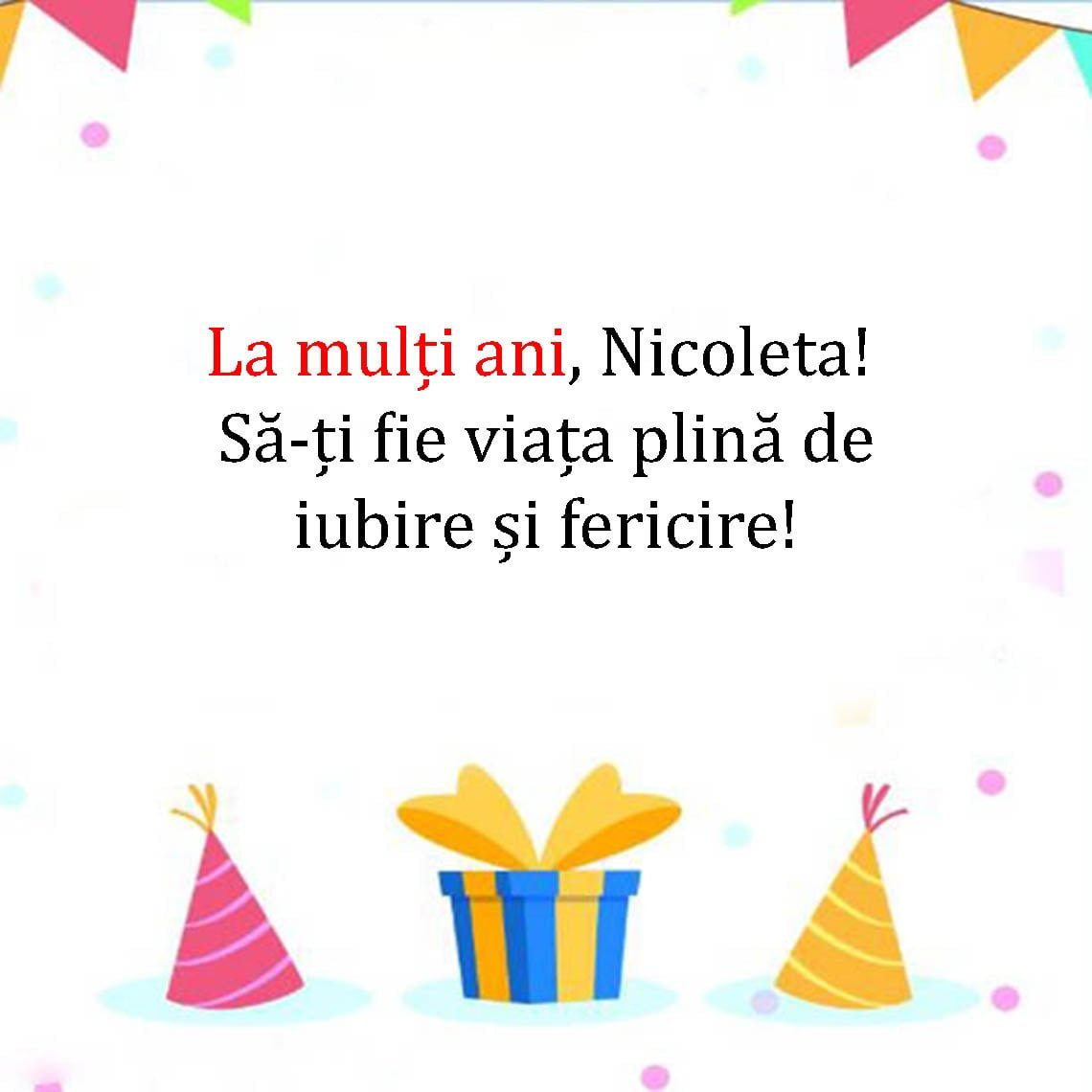 Mesaje Urari La Multi Ani Nicoleta