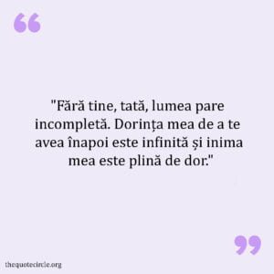 Tatăl Mesaje Triste Pentru Tati Decedati