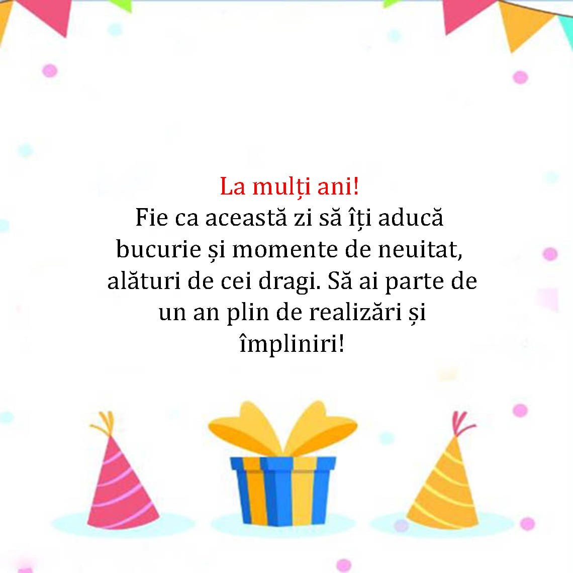 Urari Deosebite De Ziua De Nastere