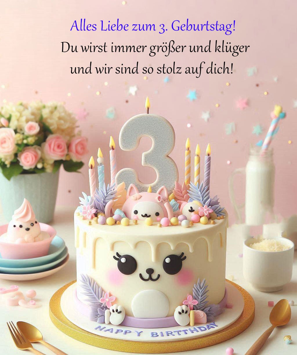Top Sprüche für Glückwünsche zum 3. Geburtstag Spruche-Fur-Gluckwunsche-Zum-3-Geburtstag