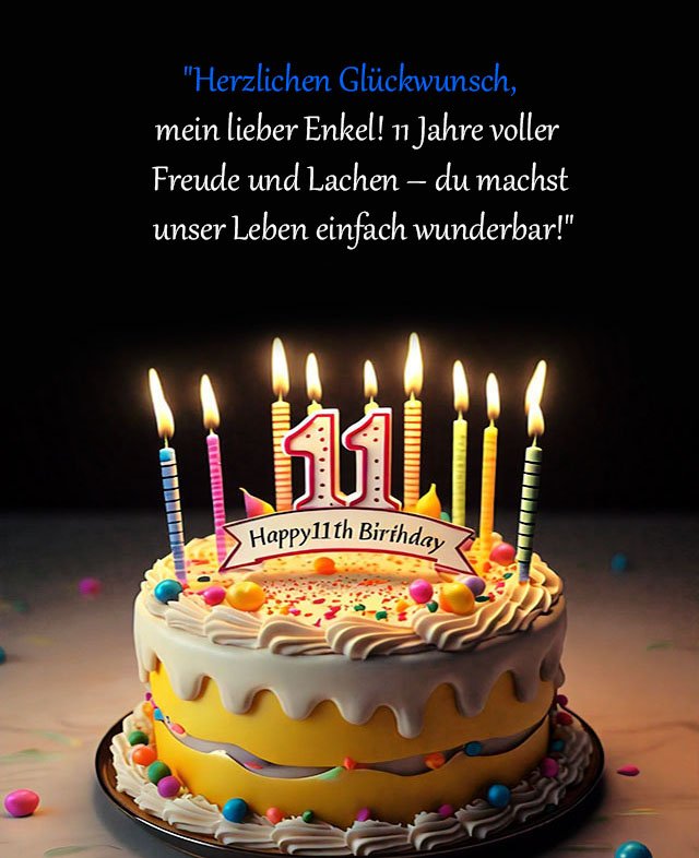 Top Sprüche für Glückwünsche zum 11. Geburtstag Spruche-fur-Gluckwunsche-zum-11-Geburtstag-fur-Ihren-Enkel