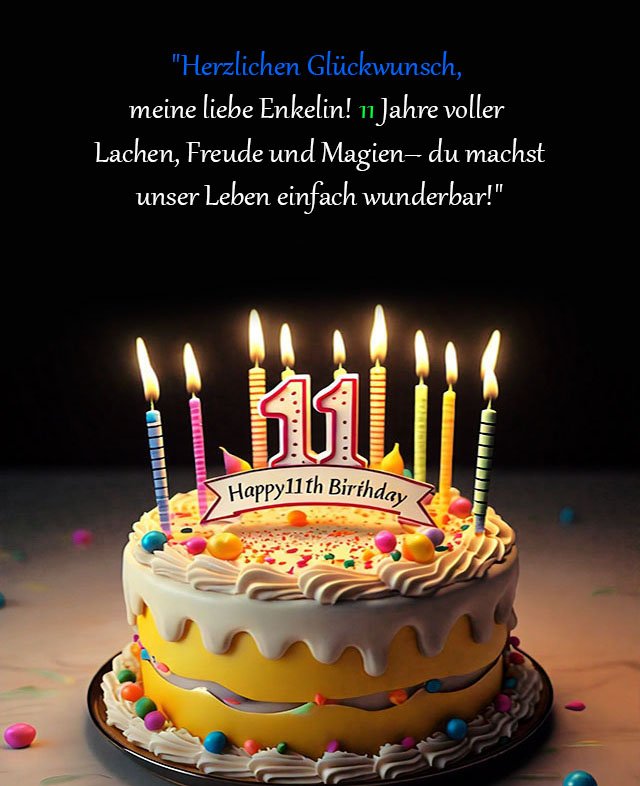 Top Sprüche für Glückwünsche zum 11. Geburtstag Spruche-fur-Gluckwunsche-zum-11-Geburtstag-fur-deine-Enkelin