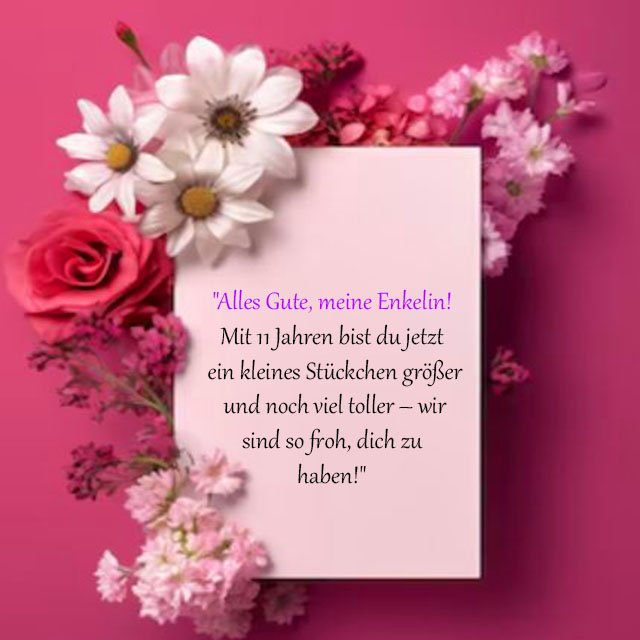 Top Sprüche für Glückwünsche zum 11. Geburtstag Spruche-fur-Gluckwunsche-zum-11-Geburtstag-fur-deine-Enkelin