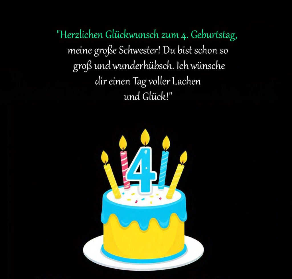 Glckwnsche Zum 4 Geburtstag Kostenlos