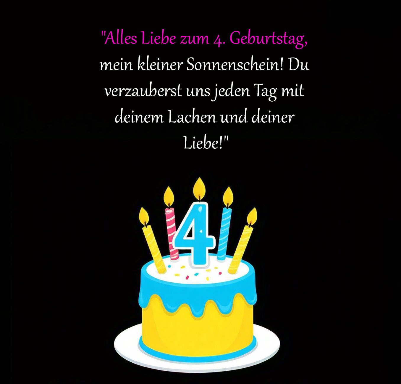 Spruche-fur-Gluckwunsche-zum-4-Geburtstag-fur-Tochter