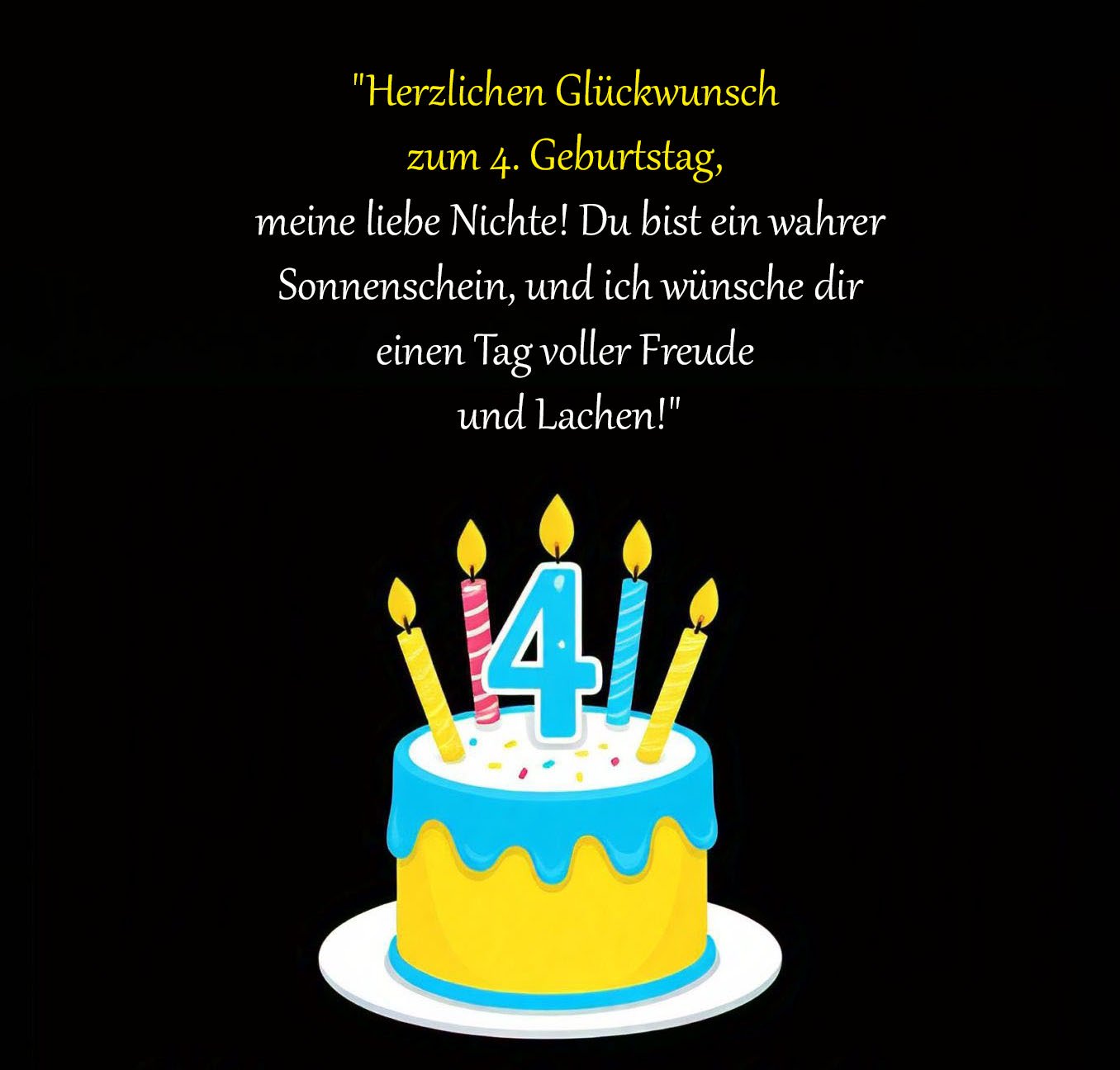 Spruche-fur-Gluckwunsche-zum-4-Geburtstag-fur-deine-Nichte