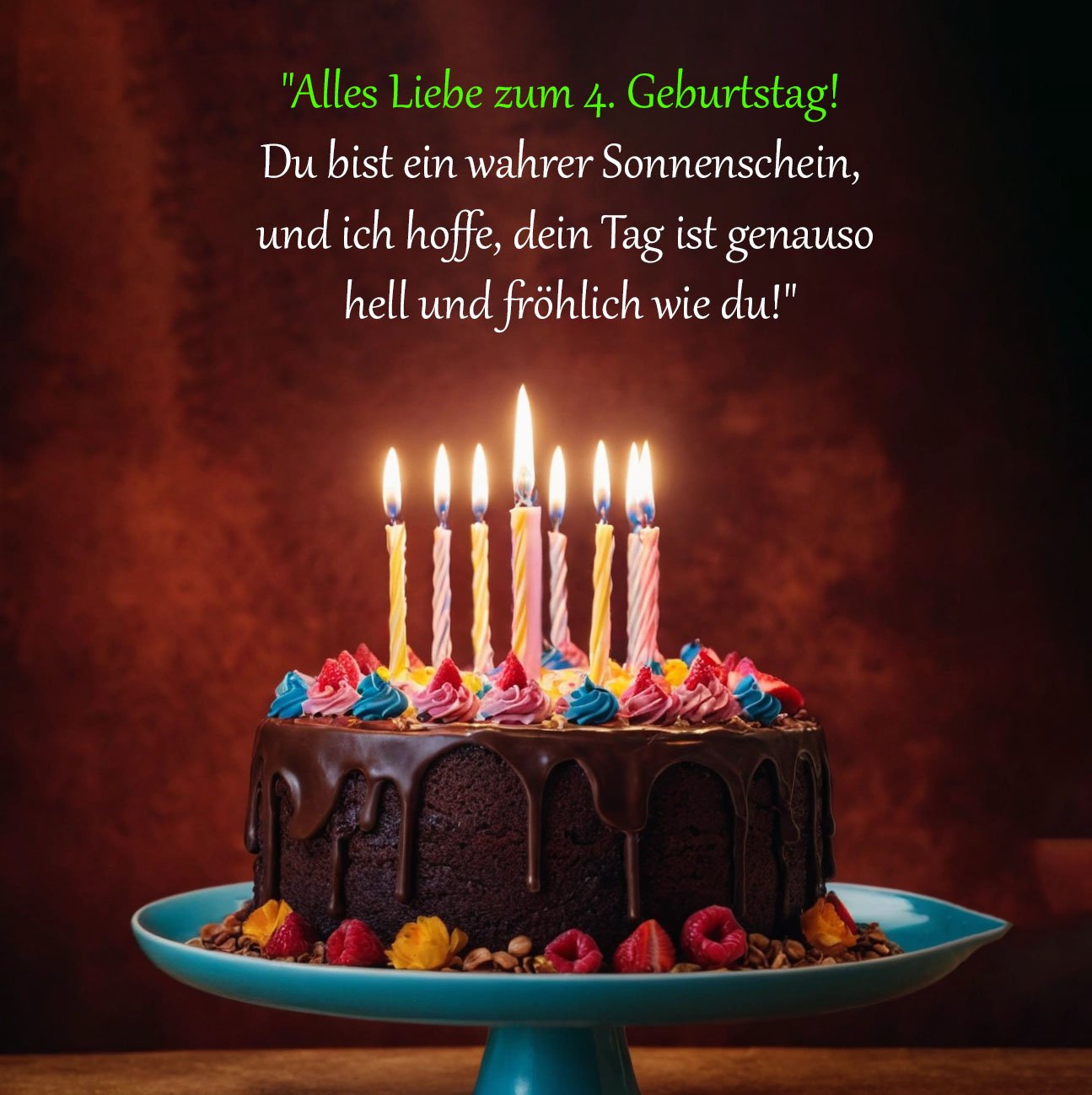 Spruche-fur-Gluckwunsche-zum-4-Geburtstag-fur-ein-Madchen