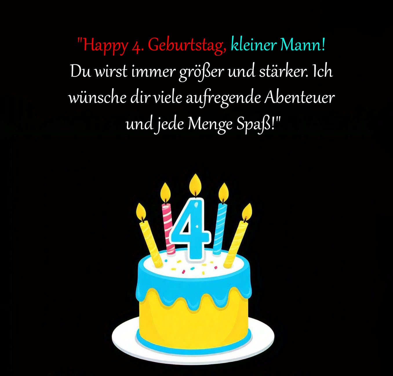 Spruche-fur-Gluckwunsche-zum-4-Geburtstag-fur-einen-Jungen