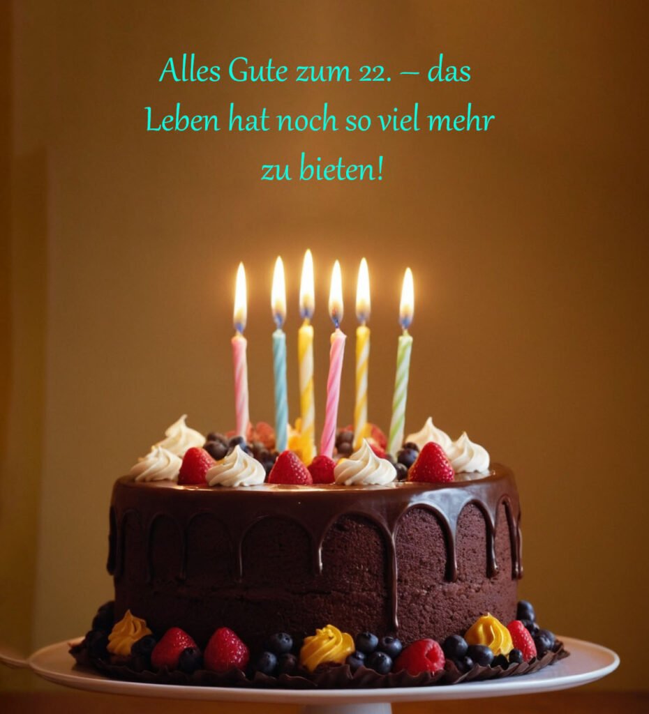 Kurze Spruche Zum 22 Geburtstag