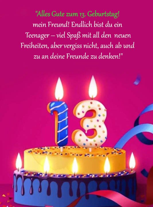 Spruche-fur-Gluckwunsche-zum-13-Geburtstag-fur-einen-Freundin