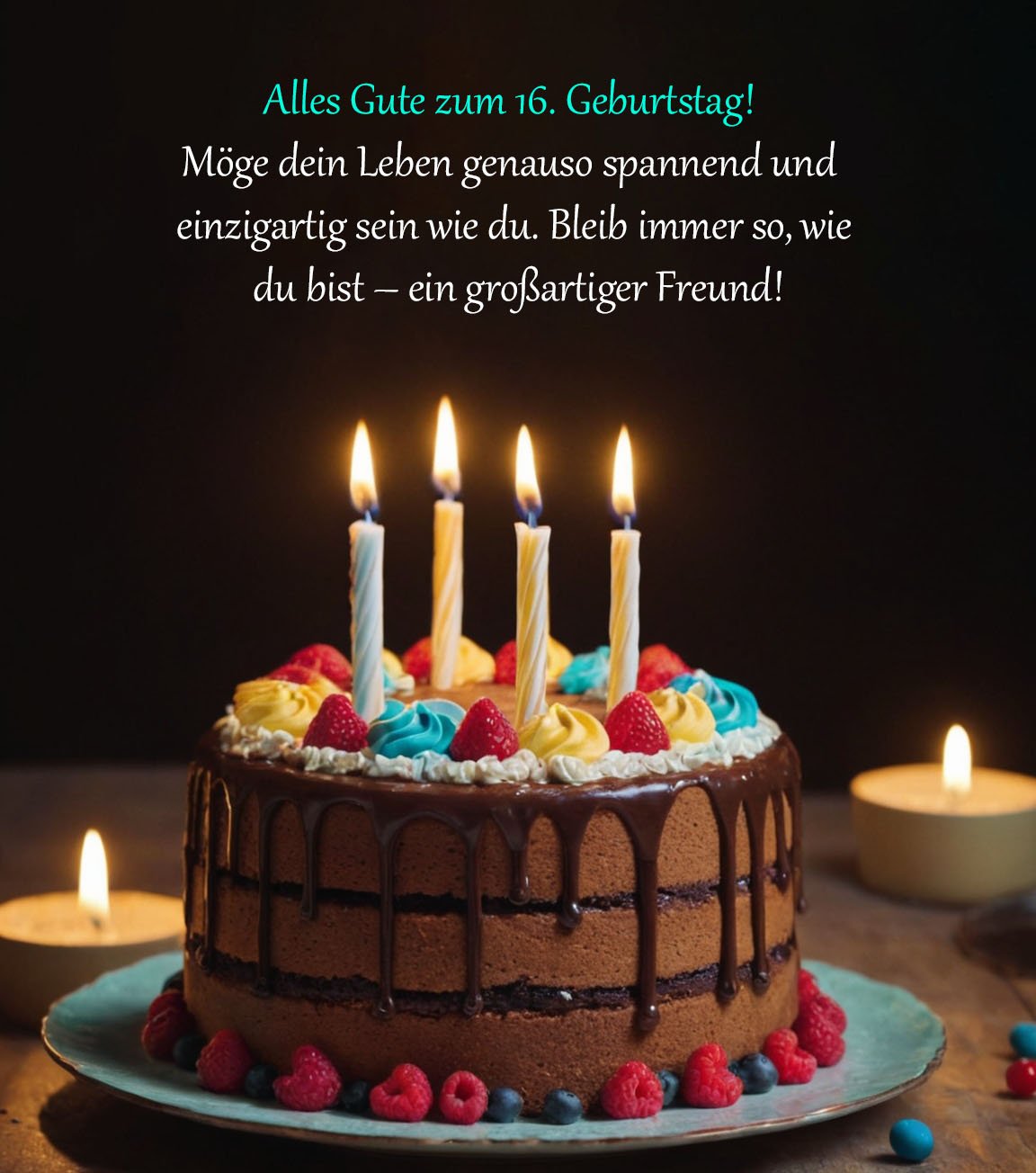 Sprüche für Glückwünsche zum 16 Geburtstag für einen Freund