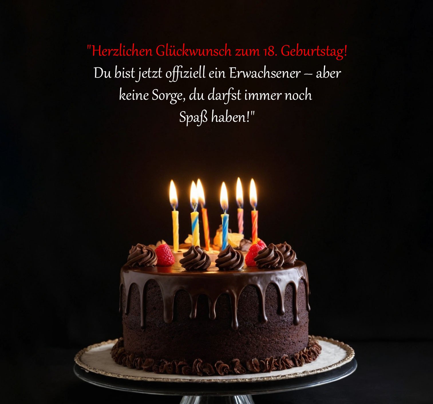 Sprüche für Glückwünsche zum 18. Geburtstag für einen Jungen
