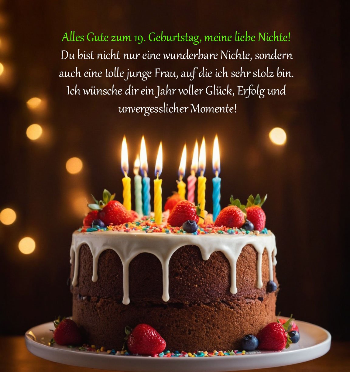 Top Sprüche für Glückwünsche zum 19. Geburtstag Sprüche für Glückwünsche zum 19. Geburtstag für Nichte