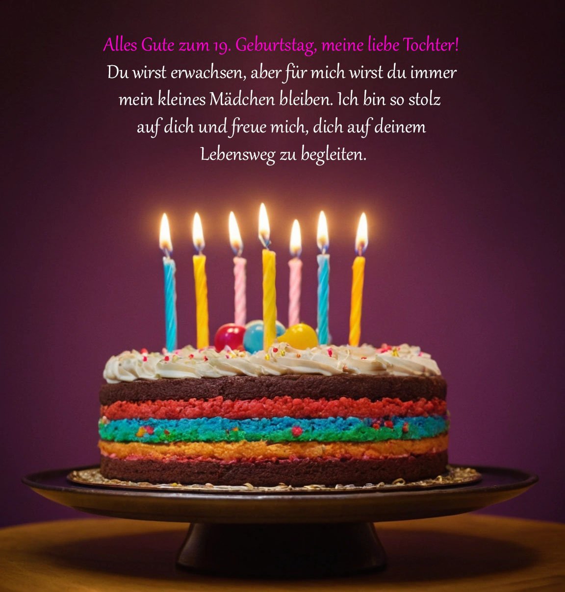 Top Sprüche für Glückwünsche zum 19. Geburtstag Sprüche für Glückwünsche zum 19. Geburtstag für eine Tochter