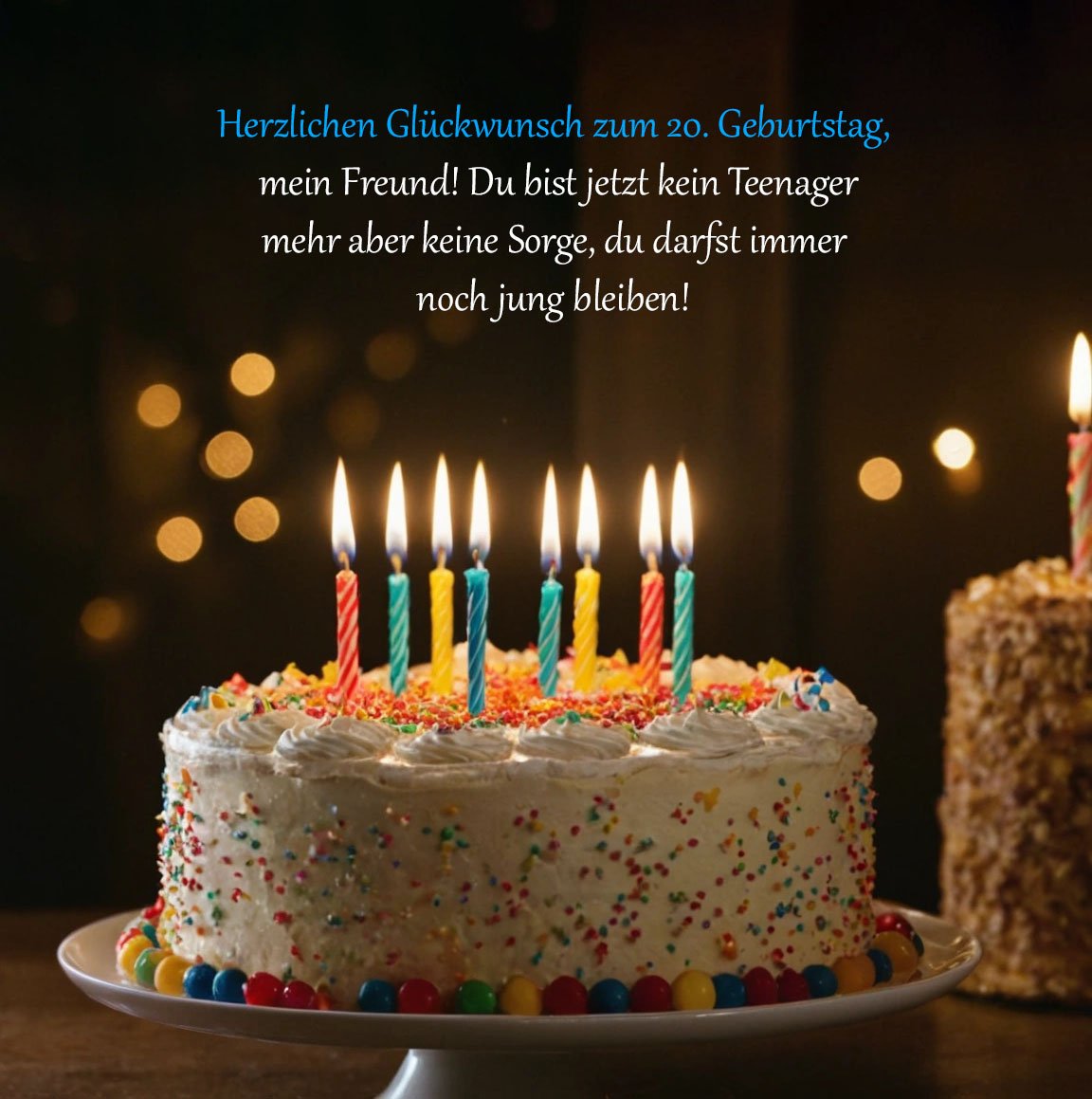 Sprüche für Glückwünsche zum 20. Geburtstag für einen Freund