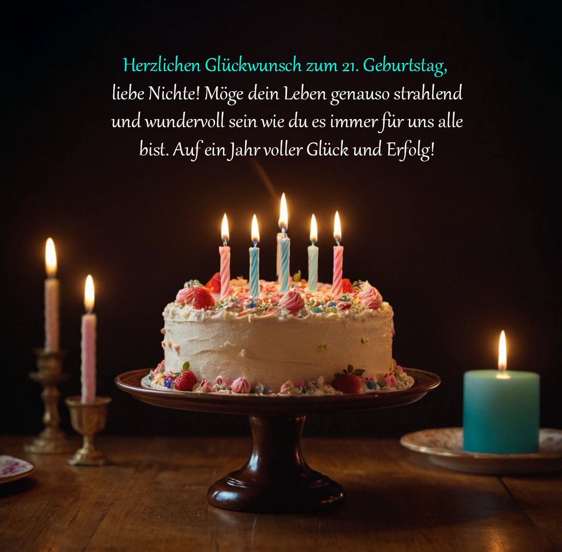 Sprüche für Glückwünsche zum 21. Geburtstag für Nichte