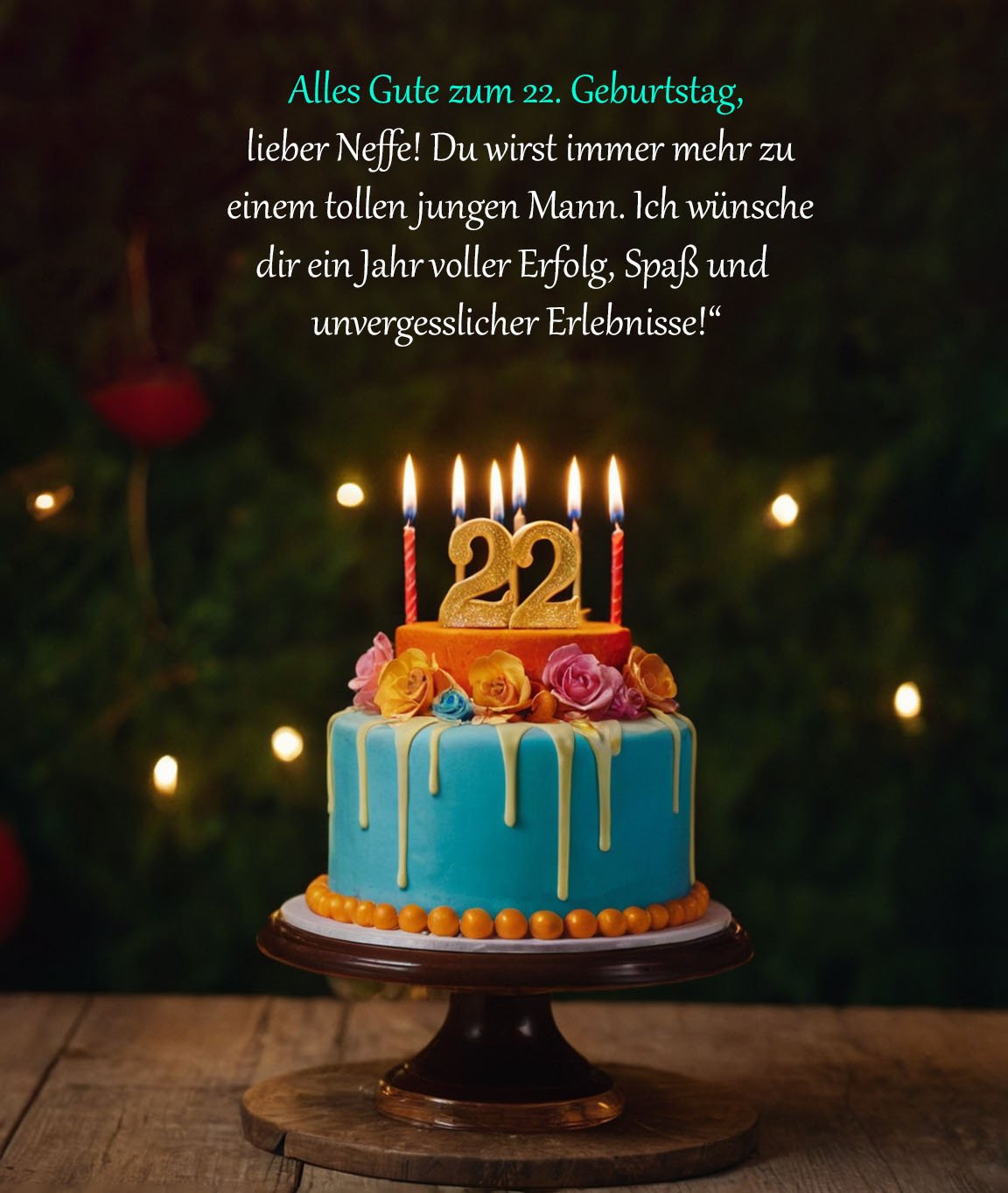 Top Sprüche für Glückwünsche zum 22. Geburtstag Sprüche für Glückwünsche zum 22. Geburtstag für Neffen