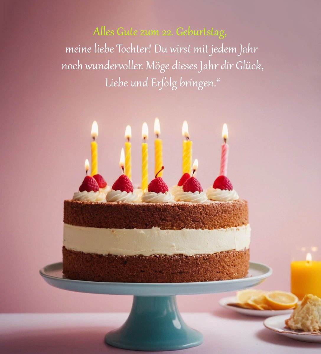 Top Sprüche für Glückwünsche zum 22. Geburtstag Sprüche für Glückwünsche zum 22. Geburtstag für eine Tochter