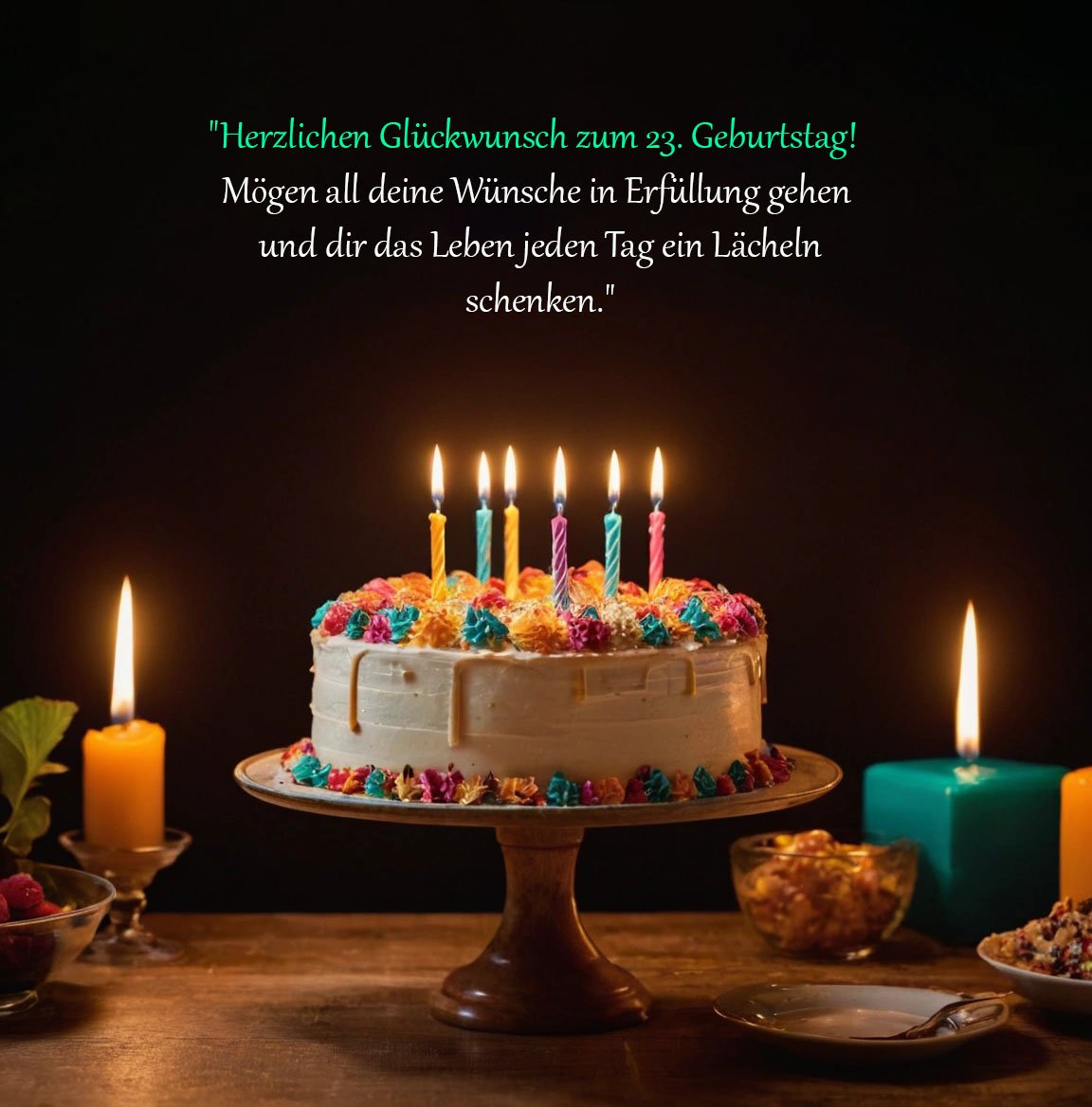 Sprüche für Glückwünsche zum 23. Geburtstag