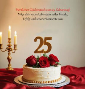 Top Sprüche für Glückwünsche zum 25. Geburtstag Sprüche für Glückwünsche zum 25. Geburtstag