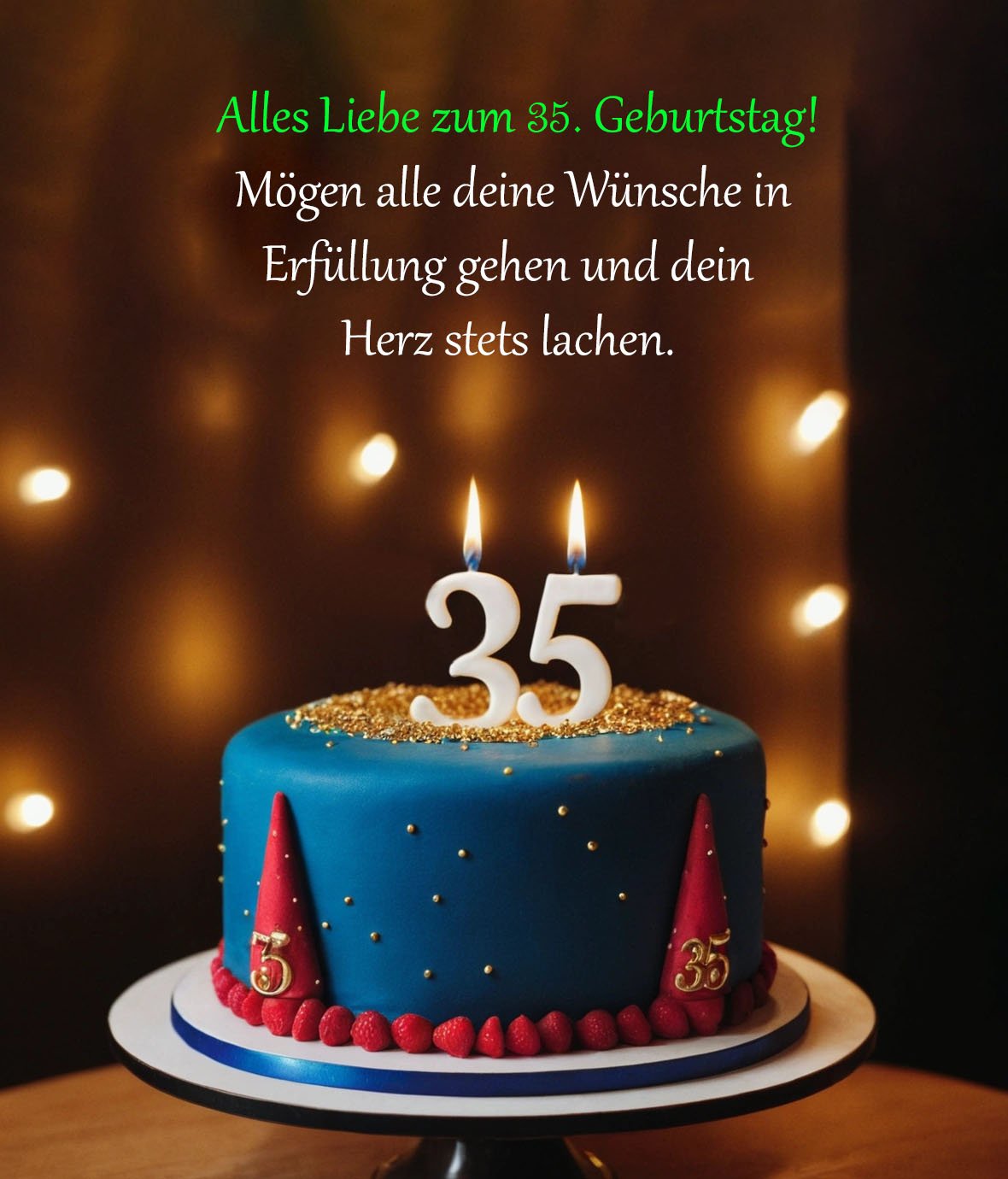 Sprüche für Glückwünsche zum 35. Geburtstag