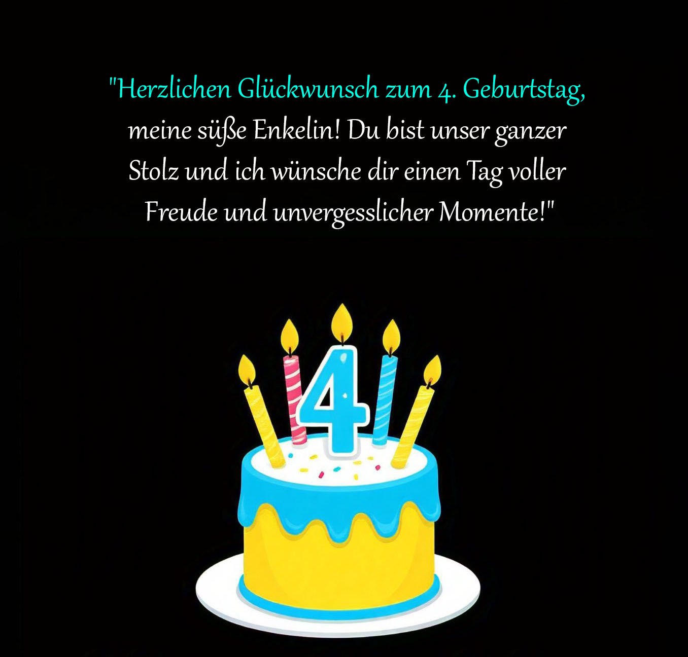 Spruche-fur-Gluckwunsche-zum-4-Geburtstag-fur-die-Enkelin