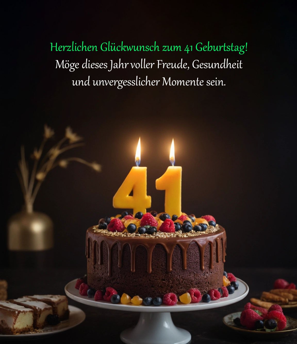Sprüche für Glückwünsche zum 41. Geburtstag