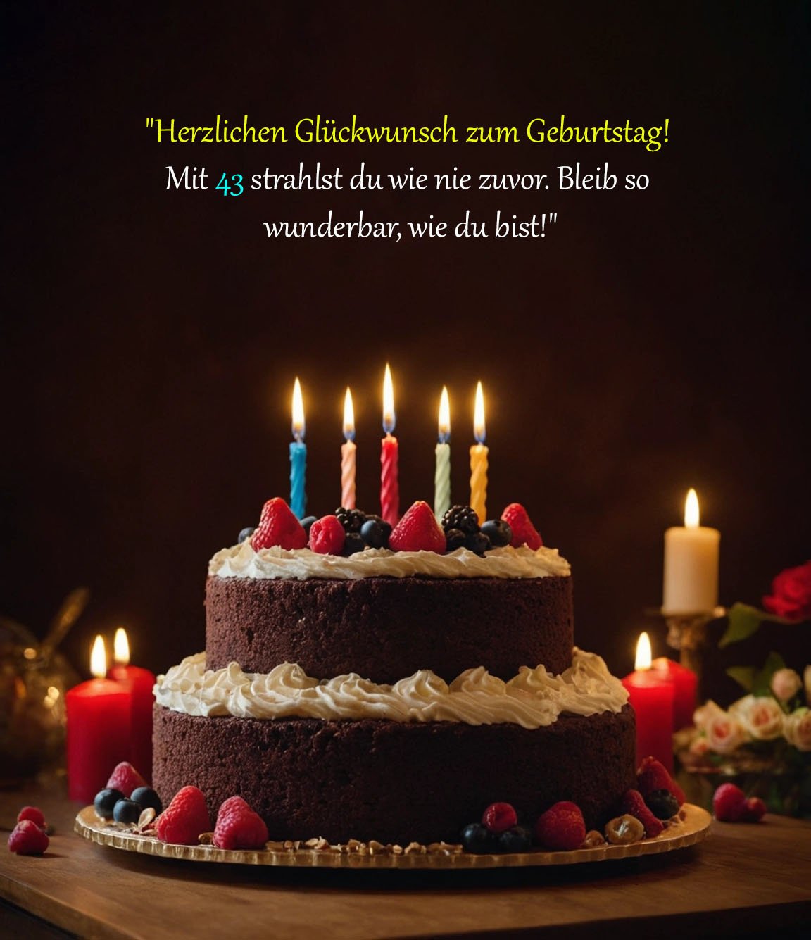 Top Sprüche für Glückwünsche zum 43. Geburtstag Sprüche für Glückwünsche zum 43. Geburtstag