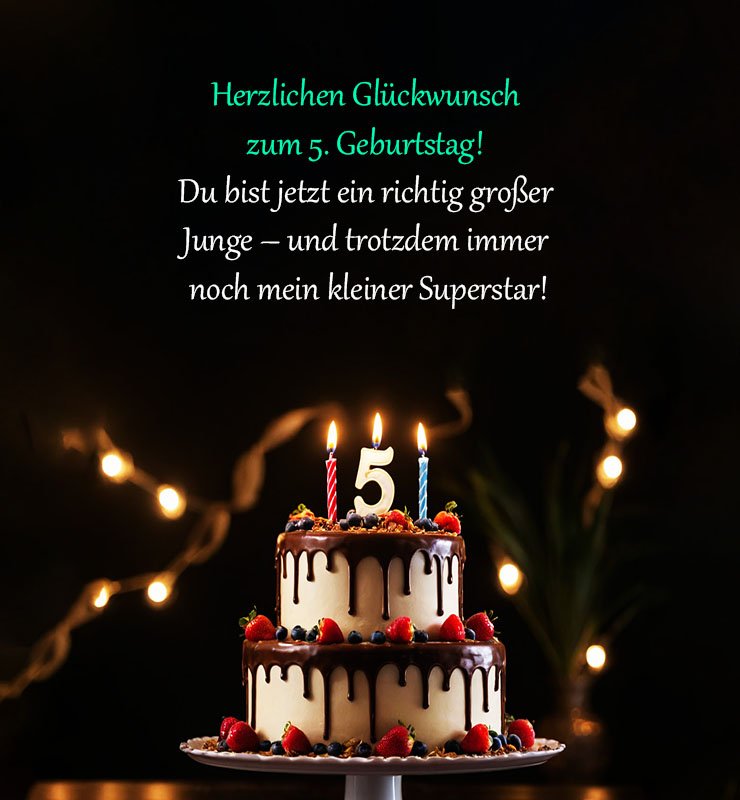 Top Sprüche für Glückwünsche zum 5. Geburtstag Spruche-fur-Gluckwunsche-zum-5-Geburtstag-fur-Ihren-Neffen