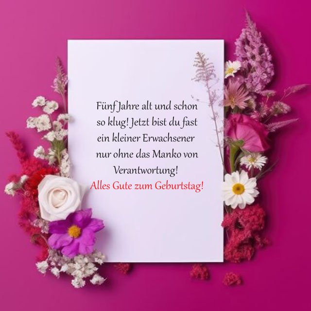 Top Sprüche für Glückwünsche zum 5. Geburtstag Spruche-fur-Gluckwunsche-zum-5-Geburtstag-fur-lustig