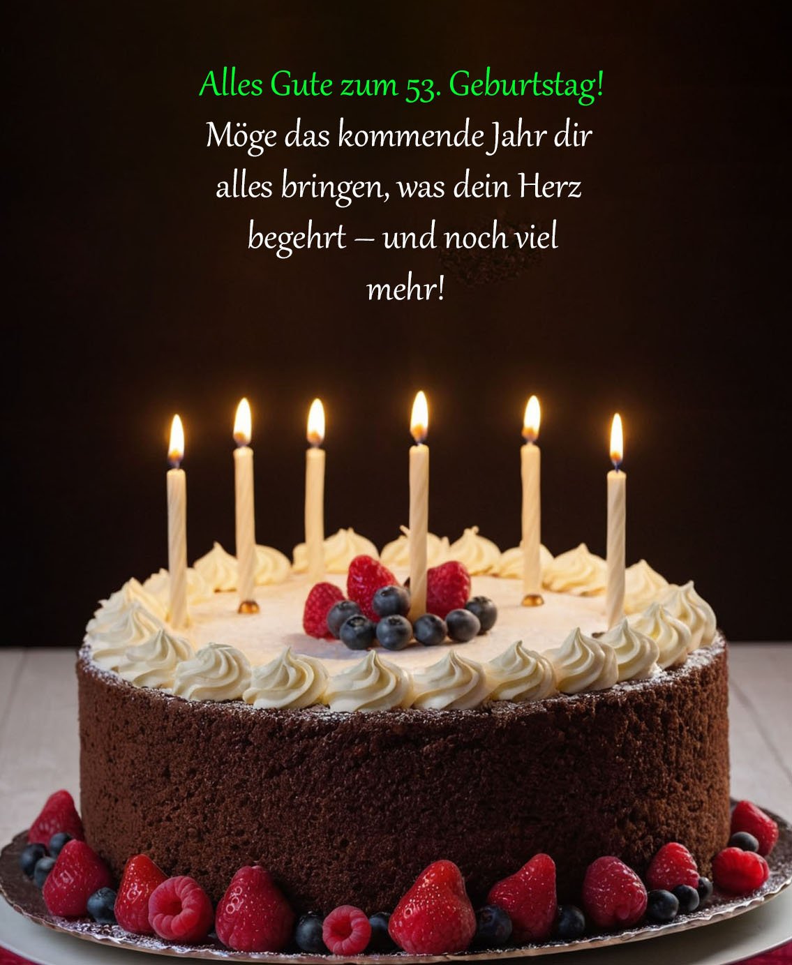 Sprüche für Glückwünsche zum 53. Geburtstag