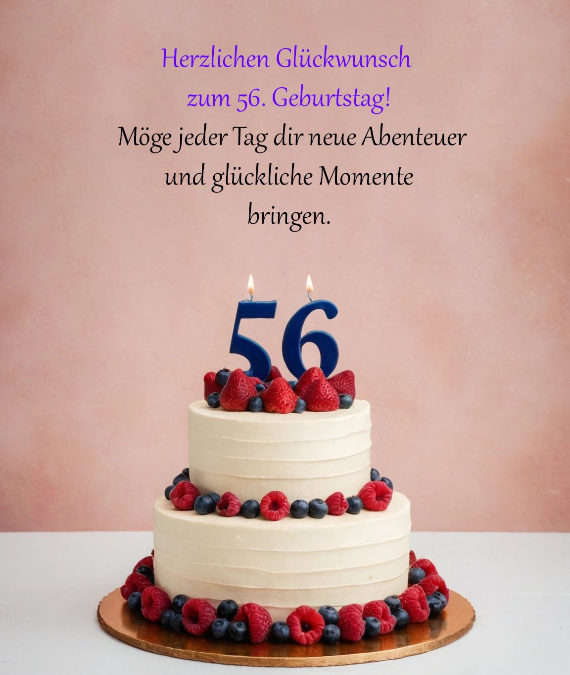 Sprüche für Glückwünsche zum 56. Geburtstag